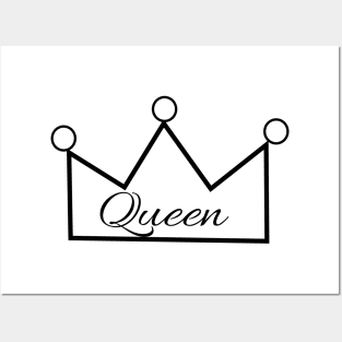 Cute queen tiara crown Posters and Art